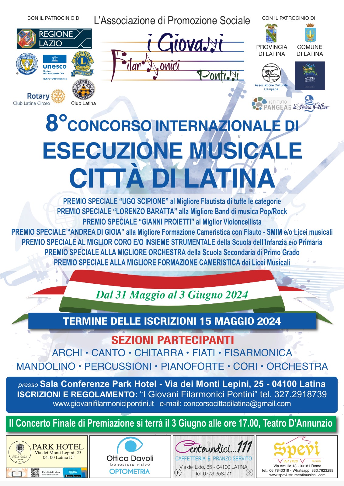 8º Concorso Internazionale di Esecuzione Musicale “Città di Latina